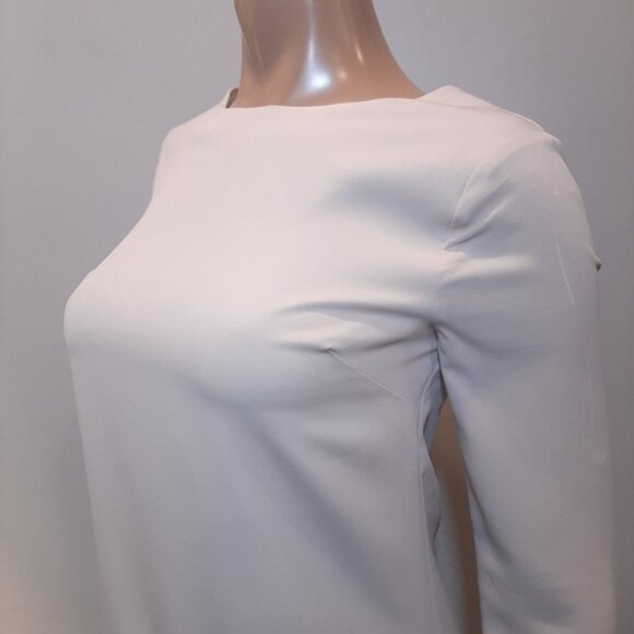 Marciano Long Sleeve Mini Dress Lace Hem Lace Up Keyhole Back Cocktail Size XS - Picture 4 of 16